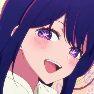 Стикер ᴀɪ ʜᴏsʜɪɴᴏ🌌 @OshiNoKo_wc - 7