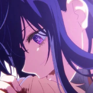 Стикер ᴀɪ ʜᴏsʜɪɴᴏ🌌 @OshiNoKo_wc - 3