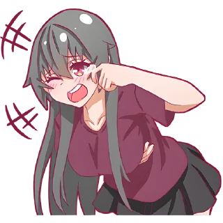 Sticker Айко-чан @Nyasticks - 8