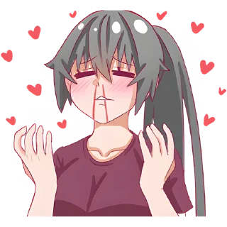 Sticker Айко-чан @Nyasticks - 6