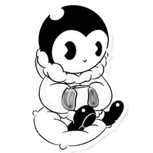 Стикер Bendy - 9