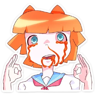 Sticker Айко-тян @nyasticks - 5