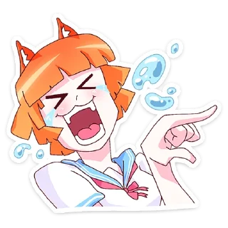 Sticker Айко-тян @nyasticks - 4