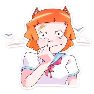 Sticker Айко-тян @nyasticks - 6