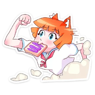 Sticker Айко-тян @nyasticks - 1