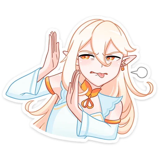 Sticker Айрис @nyasticks - 6