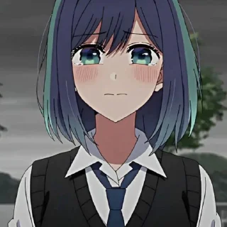 Стикер ᴬᴷᴬᴺᴱ ᴷᵁᴿᴼᴷᴬᵂᴬ🦋 @OshiNoKo_wc - 9