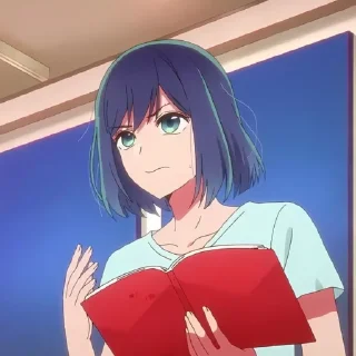 Стикер ᴬᴷᴬᴺᴱ ᴷᵁᴿᴼᴷᴬᵂᴬ🦋 @OshiNoKo_wc - 6