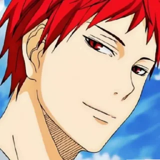 Стикер Акаши Сейджуро (@kurokonobasket4] - 4