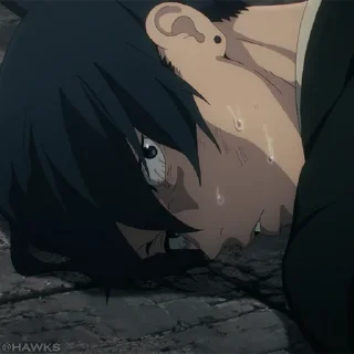 Стикер Aki 🗡 (@TodorokiShouto) - 4