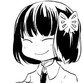 Sticker Акико топ ничего не знаю - 9