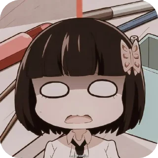 Sticker Акико топ ничего не знаю - 3