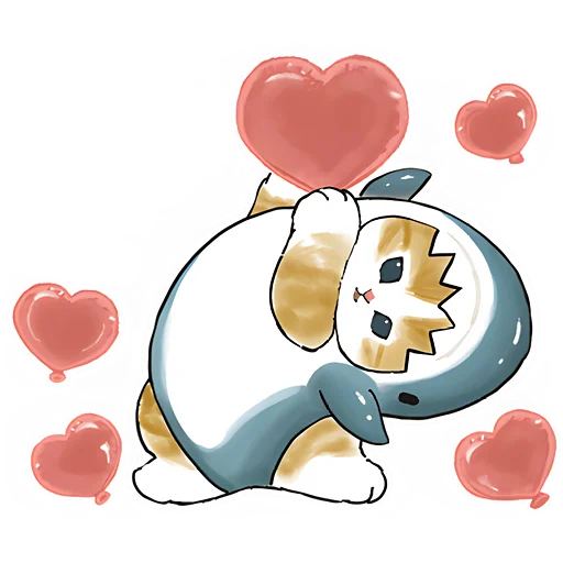 Стикер Акулы и котята 4 @Nyasticks - 3