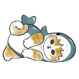 Стикер Акулы и котята 4 @Nyasticks - 11