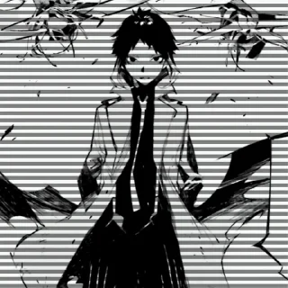 Sticker Akutagawa Beast @DazaiStikers - 8