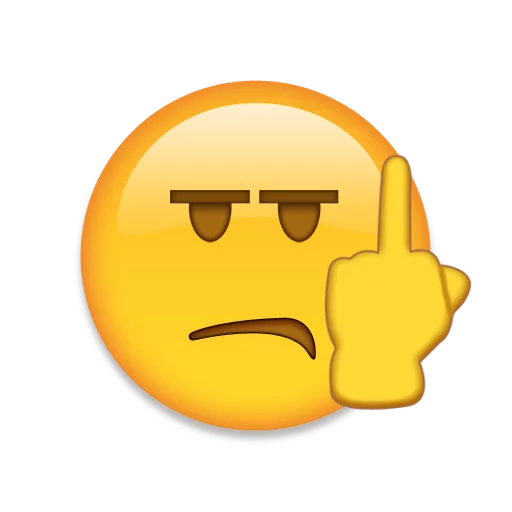 жёлтый клипарт смайлик