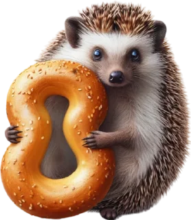 Sticker Ежиный пак - 4