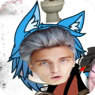 Стикер Альфа самса. - 9