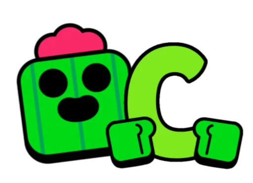 Sticker AlfavitBrawlStars - 1