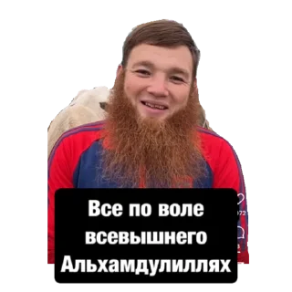 Sticker Альхамдулиллях - 2