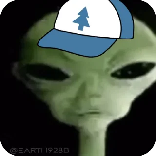 Sticker Alien 2024 ➩ @Earth928B - 8