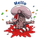 Стикер Al the Alien - 7