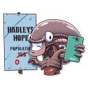 Стикер Al the Alien - 11