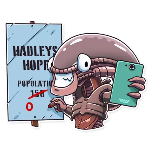 Стикер Alien_romulus - 1