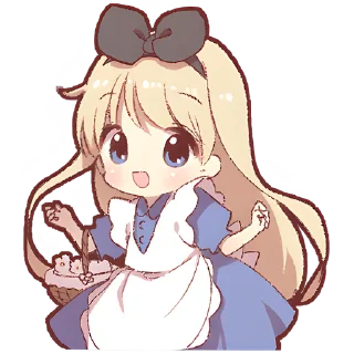 Стикер Алиса @Nyasticks - 2