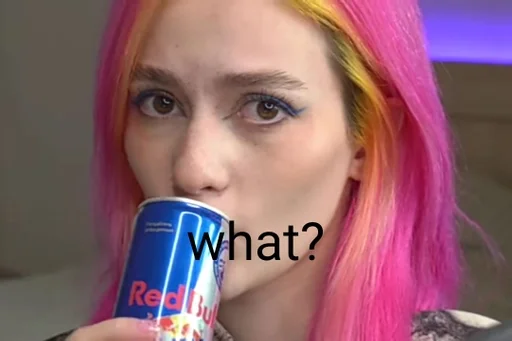 person human face soft drink