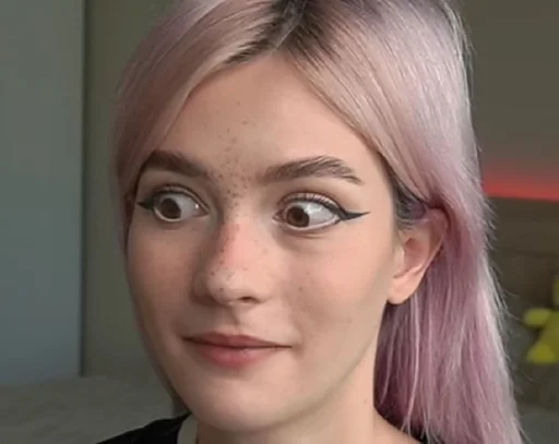 person human face eyelash