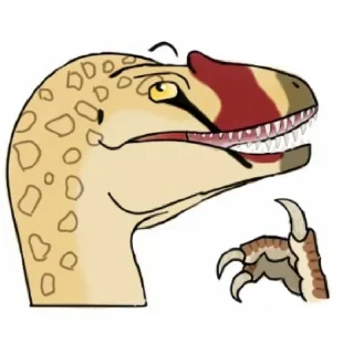 Sticker Allosaurus - 0