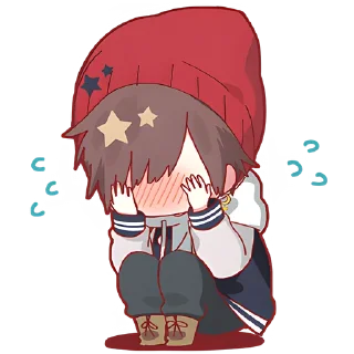 Стикер Амацуки кун @Nyasticks - 0