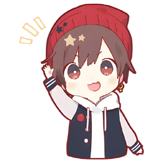 Стикер Амацуки кун @Nyasticks - 3