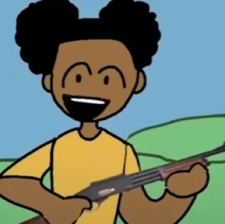 Sticker Аманда Бешеная Мартышка - 2