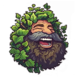 Стикер Амарантовый лес @gerasimenko_uxui - 2