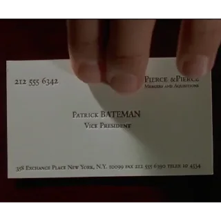 Стикер American Psycho [ @x_srishti_x ] - 4