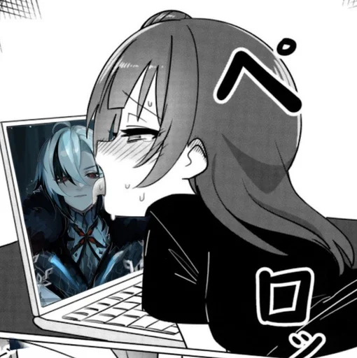 эскиз аниме рисование