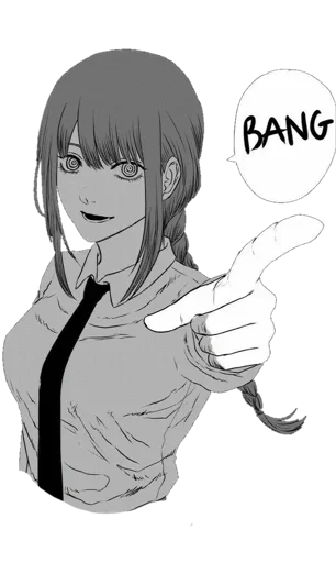 Sticker Makima CSM @Anak_kucing_stiker - 10