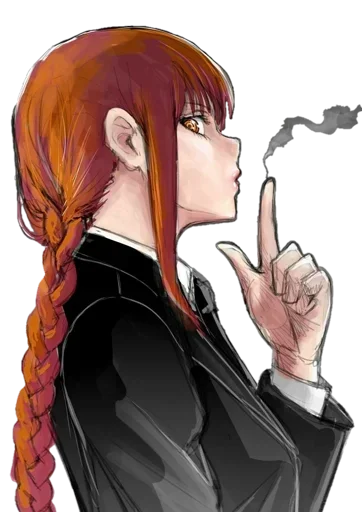 Sticker Makima CSM @Anak_kucing_stiker - 7