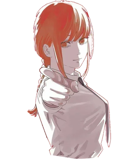 Sticker Makima CSM @Anak_kucing_stiker - 4