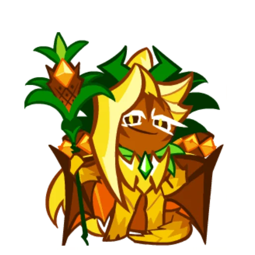 Ananas Dragon Cookie - art