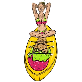 Sticker SvetaAnanas by Siiarheyenka - 3