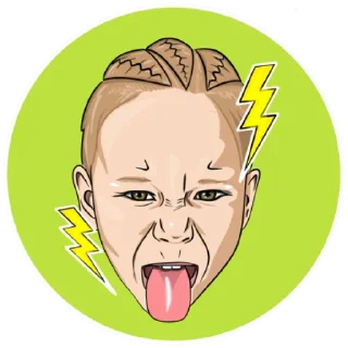 Sticker SvetaAnanas by Siiarheyenka - 2