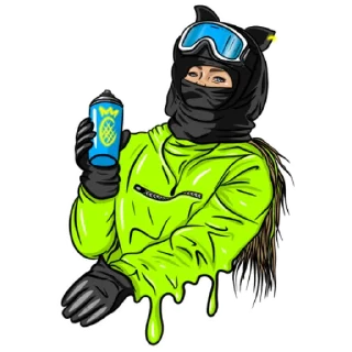 Sticker SvetaAnanas by Siiarheyenka - 4