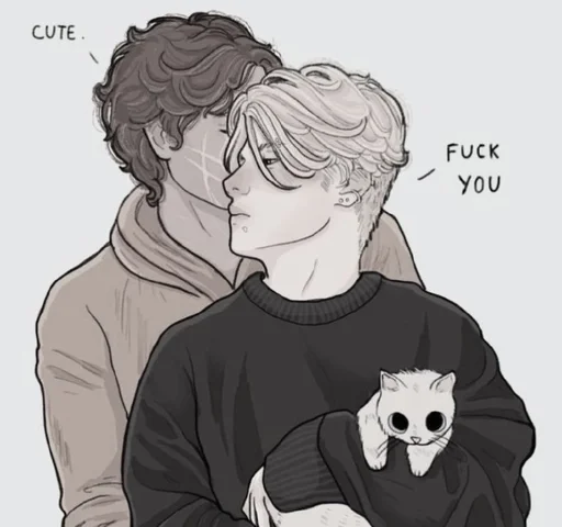 Стикер эндрю миньярд.чб. :: @fStikBot - 4