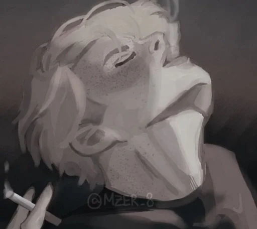 Стикер эндрю миньярд.чб. :: @fStikBot - 3