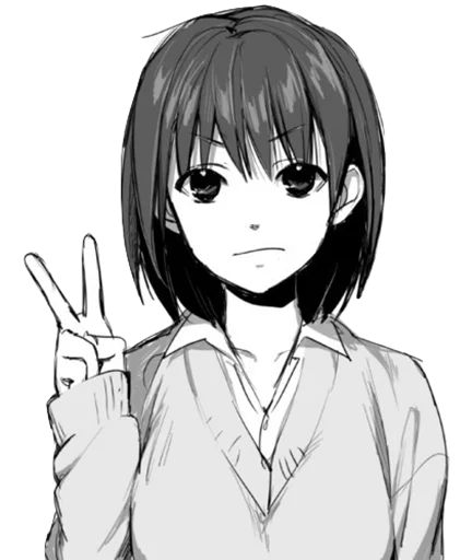 anime cartoon sketch