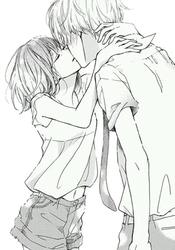 sketch kiss illustration