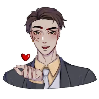 Стикер Андрей из @ripsi_art - 2